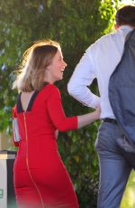 EMILY BLUNT Arrives at Brian Baumgartner Wedding in Los Angeles