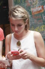 EMMA ROBERTS at Fruttare Hangout at Coachella