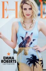 EMMA ROBERTS in Elle Magazine, June 2014 Issue