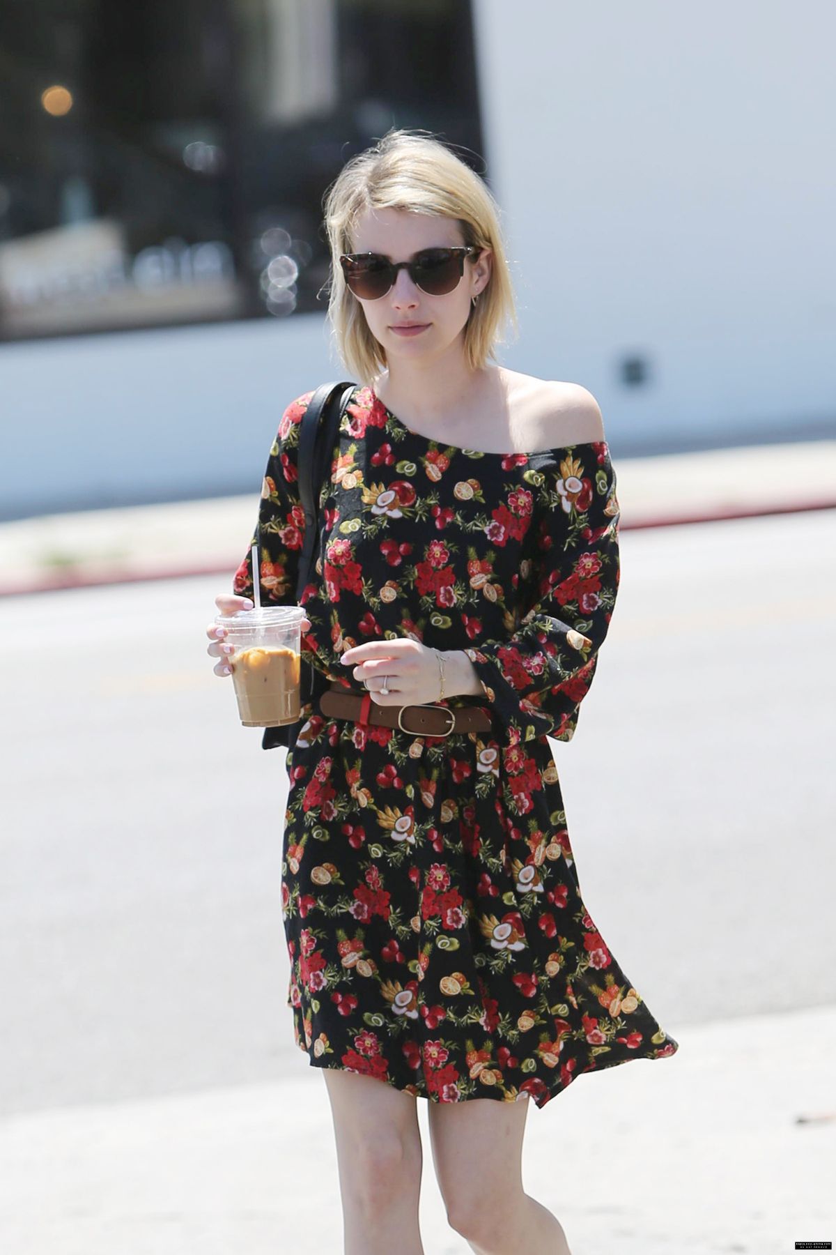 EMMA ROBERTS Out in West Hollywood – HawtCelebs