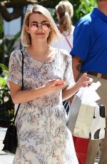 EMMA ROBERTS Out Shopping at a the Grove in Los Angeles