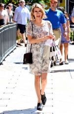 EMMA ROBERTS Out Shopping at a the Grove in Los Angeles
