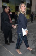 EMMA SLATER Leaves NBC Studios in New York