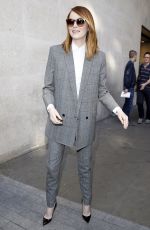 EMMA STONE Arrives at BBC Radio One Studios in London