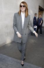 EMMA STONE Arrives at BBC Radio One Studios in London