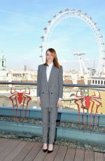 EMMA STONE at Amazing Spider-man 2 Photocall in London