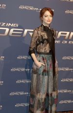 EMMA STONE at Amazing Spiderman 2 Premiere in Rome