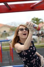 EMMA STONE at Be Amazing 2014 in Miami
