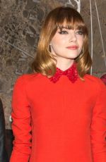 EMMA STONE at Empire State Building in New York