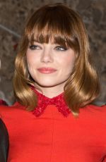 EMMA STONE at Empire State Building in New York