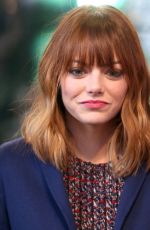 EMMA STONE at Good Morning America in New York