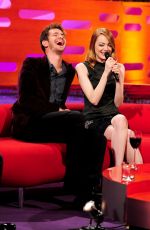 EMMA STONE at Graham Norton Show in London