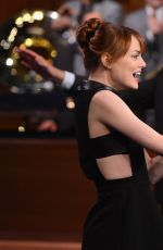 EMMA STONE at Tonight Show with Jimmy Fallon