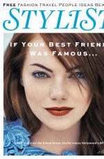 EMMA STONE in Stylist Magazine. April 2014 Issue