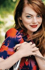 EMMA STONE in Stylist Magazine. April 2014 Issue