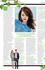 EMMA STONE in Stylist Magazine. April 2014 Issue