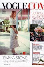 EMMA STONE in Vogue Magazine, May 2014 Issue