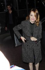 EMMA STONE Leaves Her Hotel in London