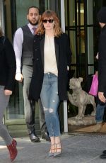 EMMA STONE Leaves Her Hotel in Soho