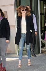 EMMA STONE Leaves Her Hotel in Soho