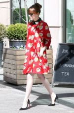 EMMA STONE Out and About in New York 2804