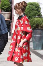 EMMA STONE Out and About in New York 2804
