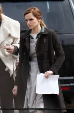EMMA WATSON on the Set of Regression in Toronto