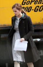 EMMA WATSON on the Set of Regression in Toronto