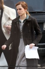 EMMA WATSON on the Set of Regression in Toronto