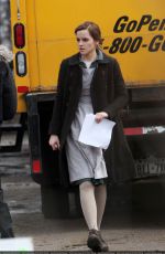 EMMA WATSON on the Set of Regression in Toronto