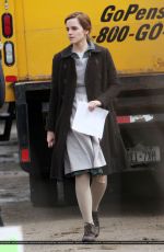 EMMA WATSON on the Set of Regression in Toronto