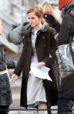 EMMA WATSON on the Set of Regression in Toronto
