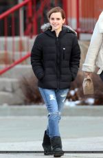 EMMA WATSON Out and About in Toronto