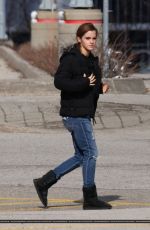 EMMA WATSON Out and About in Toronto