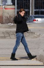 EMMA WATSON Out and About in Toronto