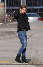 EMMA WATSON Out and About in Toronto