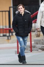 EMMA WATSON Out and About in Toronto
