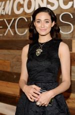 EMMY ROSSUM at H&M Conscious Collection Dinner in West Hollywood