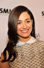 EMMY ROSSUM at Santa Monica Museum of Art
