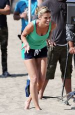 ERIN ANDREWS on the Set of Rrubiotics - One a Day Vitamin Commercial
