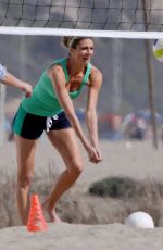 ERIN ANDREWS on the Set of Rrubiotics - One a Day Vitamin Commercial