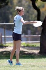 ERIN ANDREWS on the Set of Rrubiotics - One a Day Vitamin Commercial