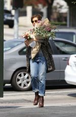 EVA MENDES Leaves My Secret Garden in Los Angeles