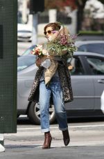 EVA MENDES Leaves My Secret Garden in Los Angeles