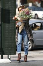 EVA MENDES Leaves My Secret Garden in Los Angeles