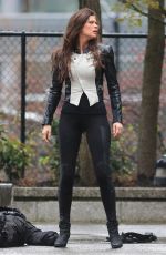 EYTON LIST on the Set of The Tomorrow People in Vancouver
