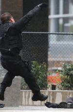 EYTON LIST on the Set of The Tomorrow People in Vancouver