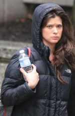 EYTON LIST on the Set of The Tomorrow People in Vancouver