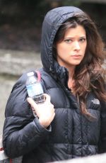 EYTON LIST on the Set of The Tomorrow People in Vancouver