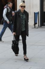 FEARNE COTTON Arrives at BBC Radio 1 Studios in London